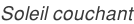 Soleil couchant