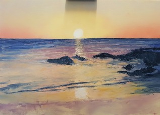 Coucher de soleil a pornic