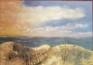Crépuscule sur les dunes